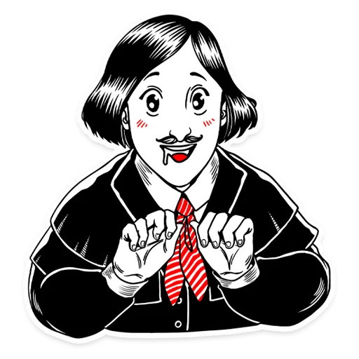  – стикер для Telegram