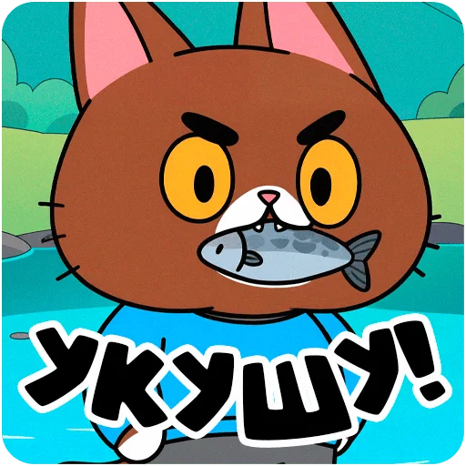  – стикер для Telegram