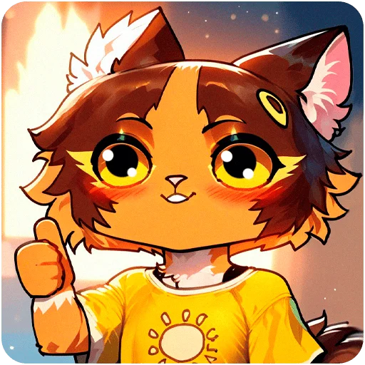  – стикер для Telegram
