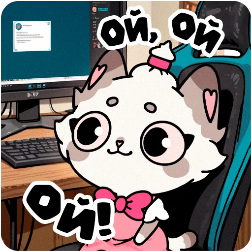  – стикер для Telegram