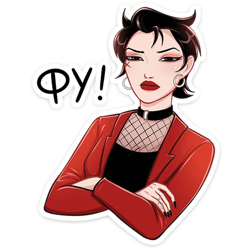 – стикер для Telegram