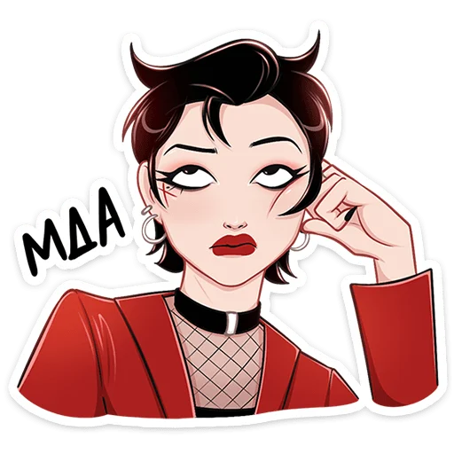  – стикер для Telegram
