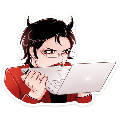  – стикер для Telegram