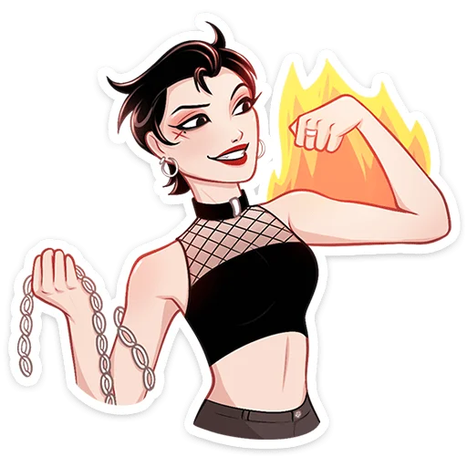  – стикер для Telegram