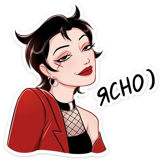  – стикер для Telegram