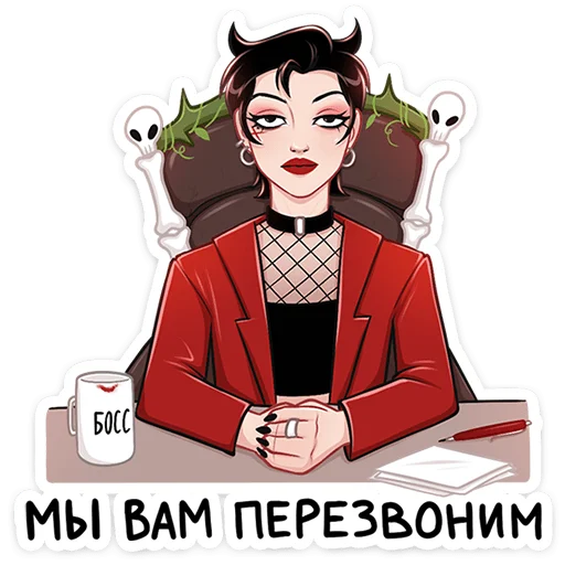  – стикер для Telegram