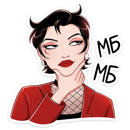  – стикер для Telegram