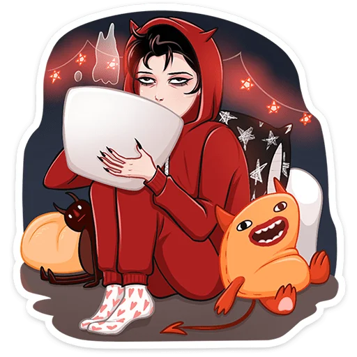  – стикер для Telegram