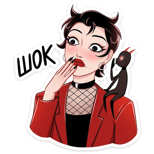  – стикер для Telegram