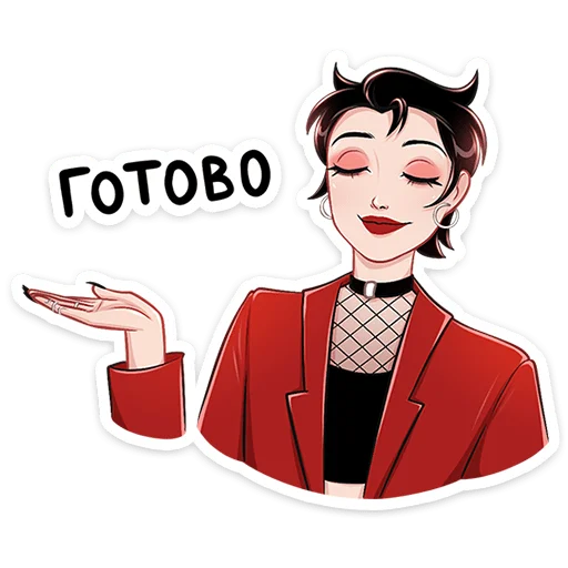  – стикер для Telegram