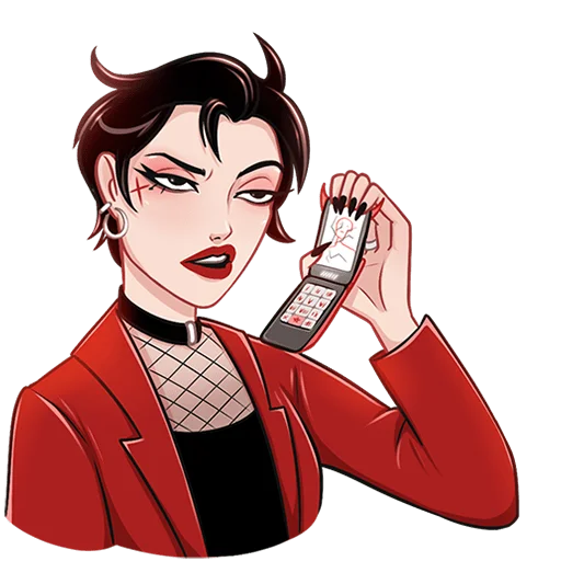  – стикер для Telegram