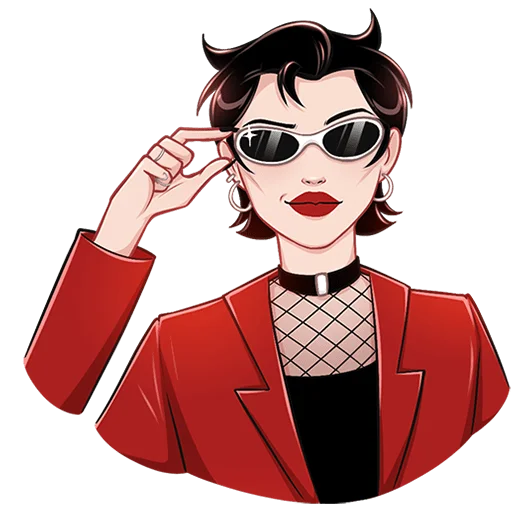  – стикер для Telegram