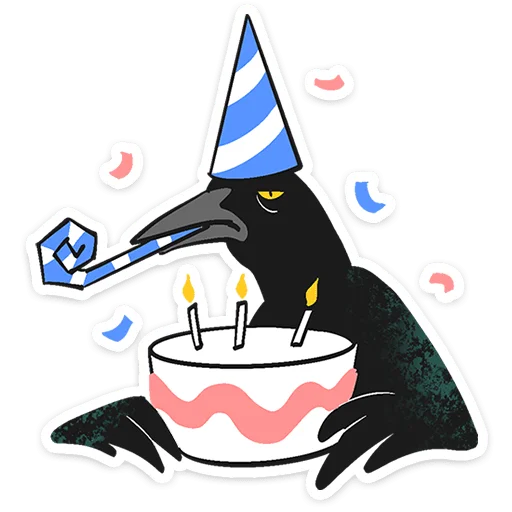  – стикер для Telegram