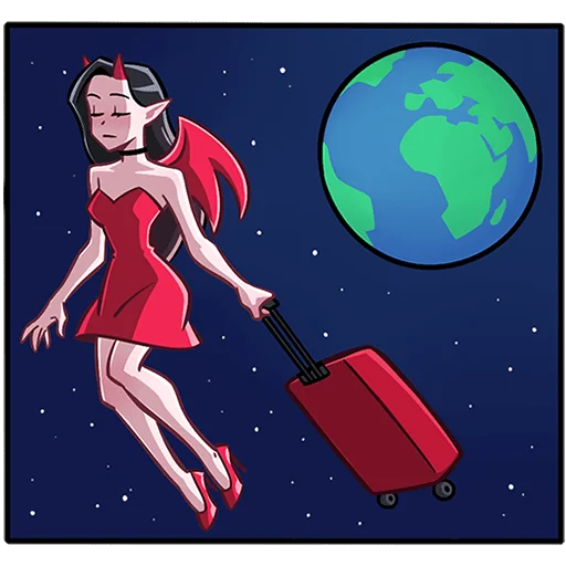  – стикер для Telegram