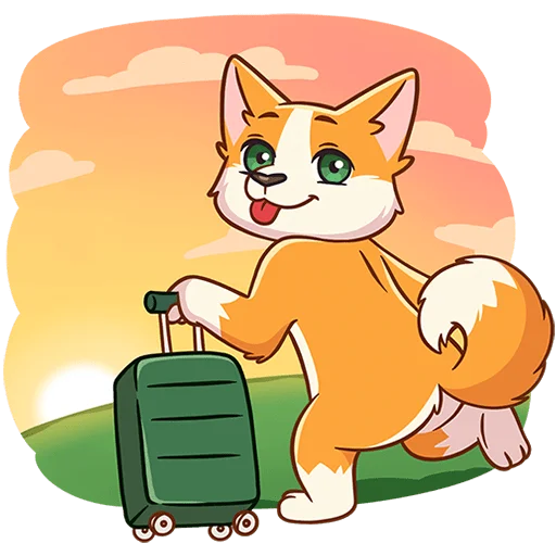  – стикер для Telegram
