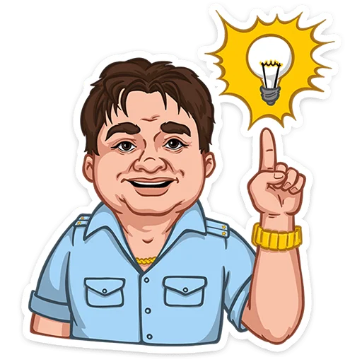  – стикер для Telegram
