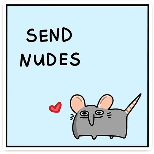  – стикер для Telegram