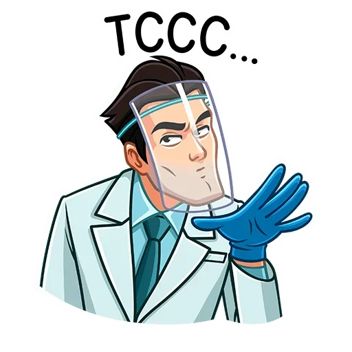  – стикер для Telegram