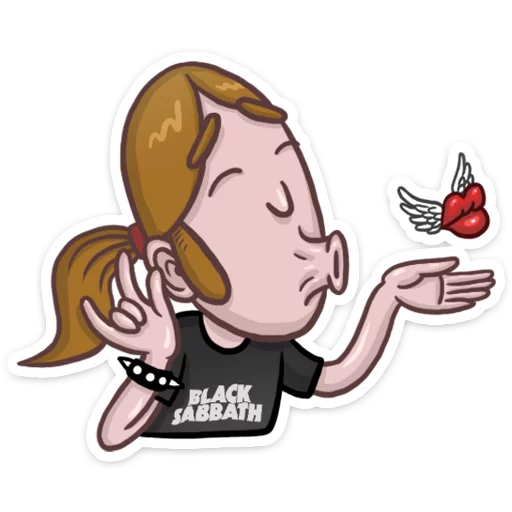  – стикер для Telegram