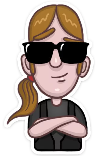  – стикер для Telegram