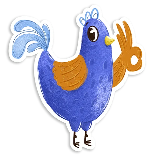  – стикер для Telegram