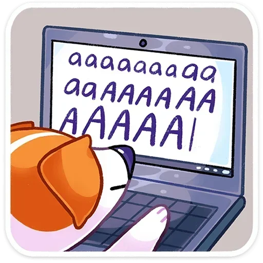  – стикер для Telegram