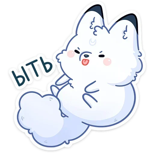  – стикер для Telegram