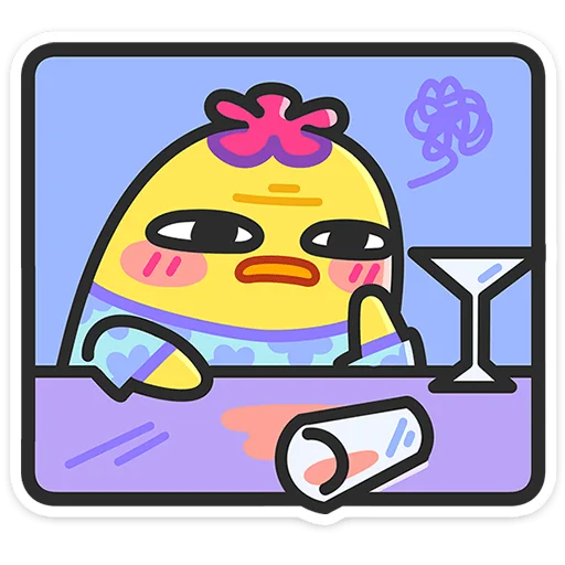  – стикер для Telegram