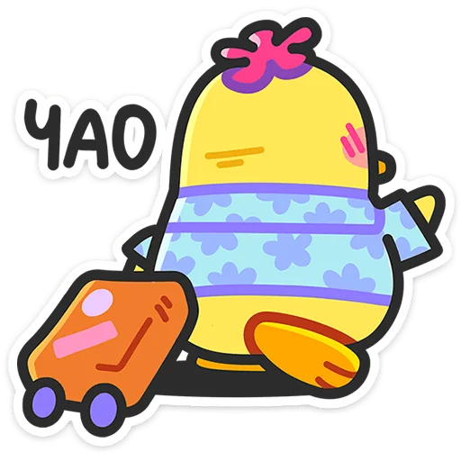 – стикер для Telegram