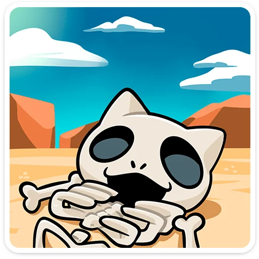  – стикер для Telegram