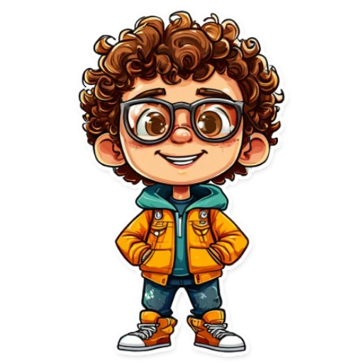  – стикер для Telegram