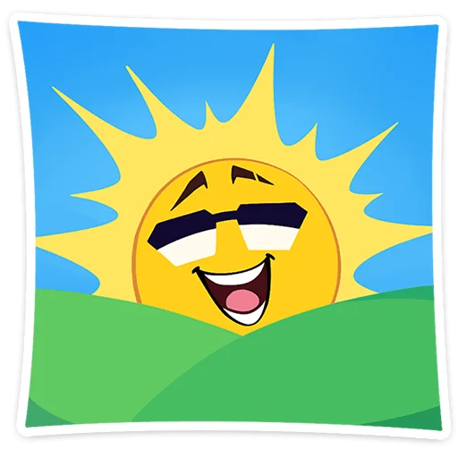  – стикер для Telegram
