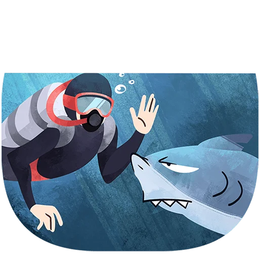  – стикер для Telegram