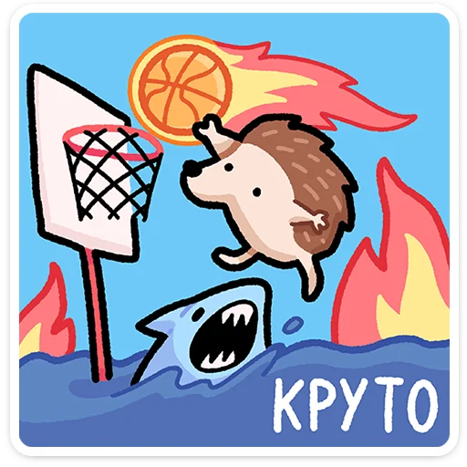  – стикер для Telegram