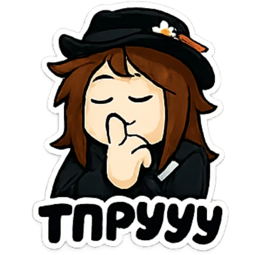  – стикер для Telegram