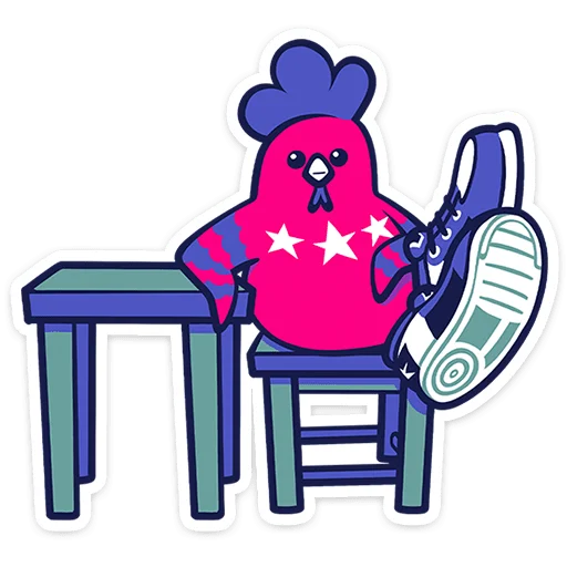  – стикер для Telegram