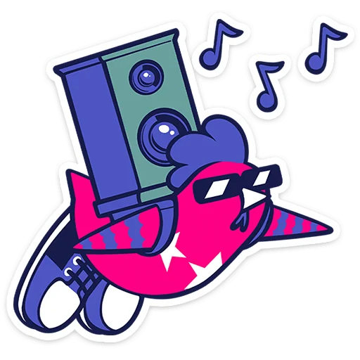  – стикер для Telegram