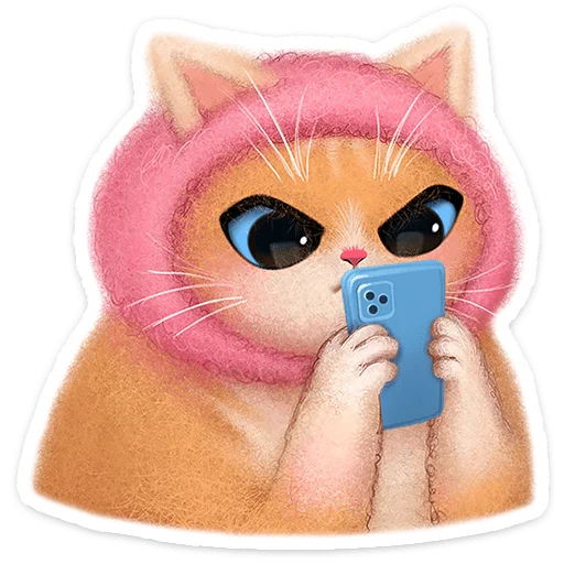  – стикер для Telegram