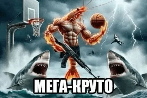  – стикер для Telegram