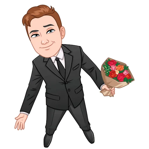 – стикер для Telegram