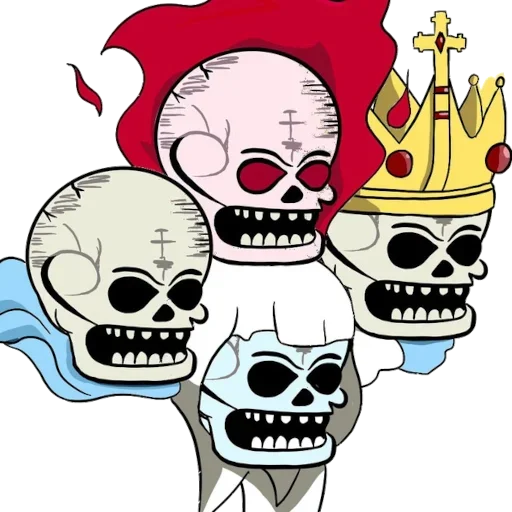 Стикер 😍 из набора skull Feels