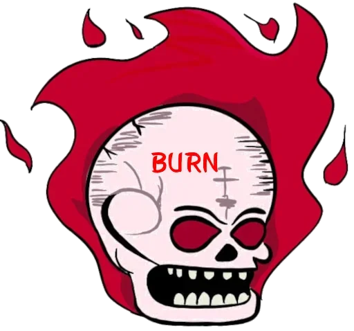 Стикер 🤯 из набора skull Feels