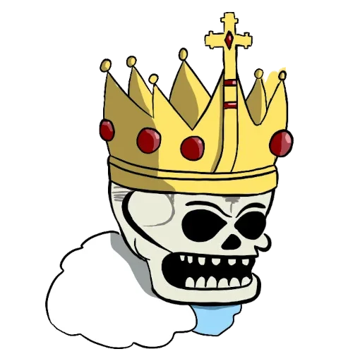 Стикер 😎 из набора skull Feels