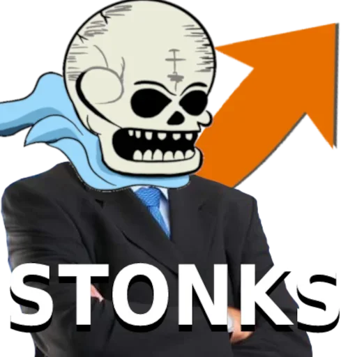 Стикер 😂 из набора skull Feels