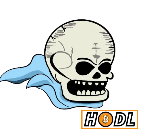 Стикер 😜 из набора skull Feels