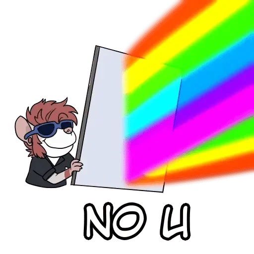 Стикер 🙅‍♂ из набора Adelio's Rat Mood