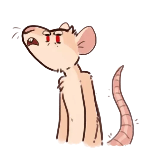 Стикер 😒 из набора Adelio's Rat Mood