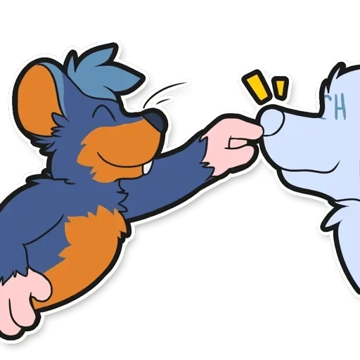 Стикер 👉 из набора Adelio's Rat Mood