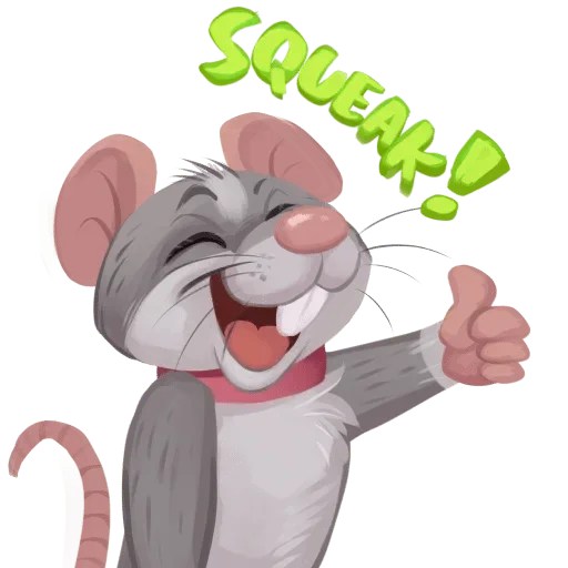 Стикер 👍 из набора Adelio's Rat Mood