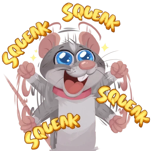 Стикер 👐 из набора Adelio's Rat Mood